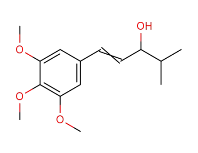 1-(3,4,5-トリメトキシフェニル)-4-メチル-1-ペンテン-3-オール