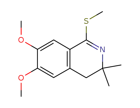 6,7-Dimethoxy-3,3-dimethyl-1-methylsulfanyl-3,4-dihydro-isoquinoline