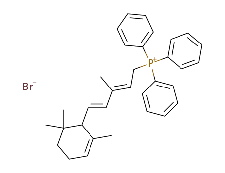 5-(2',2',6'-trimethylclohex-5'-enyl)-3-methylpenta-2,4-dien-1-yltriphenylphosphonium bromide