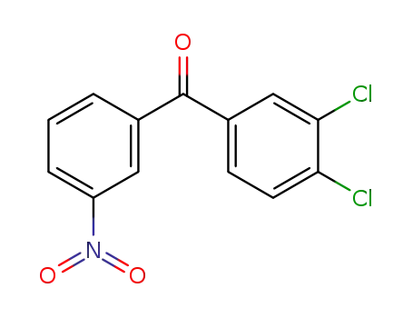 Molecular Structure of 104800-13-7 (Methanone, (3,4-dichlorophenyl)(3-nitrophenyl)-)