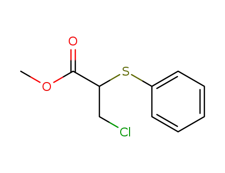 3-Chlor-2-(phenylthio)propansaeure-methylester