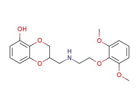 2-{[2-(2,6-Dimethoxy-phenoxy)-ethylamino]-methyl}-2,3-dihydro-benzo[1,4]dioxin-5-ol