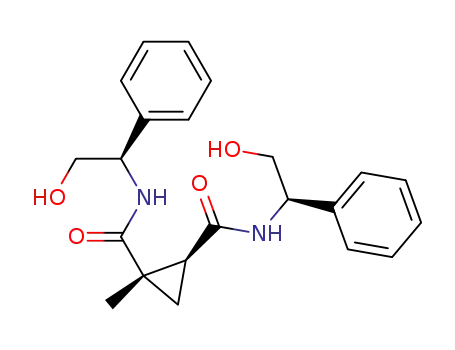 (1S,2S)-1-Methyl-cyclopropane-1,2-dicarboxylic acid bis-[((R)-2-hydroxy-1-phenyl-ethyl)-amide]