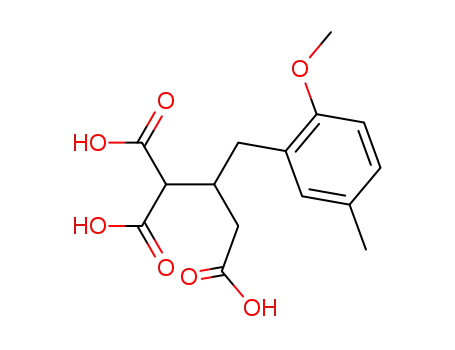 α-Carboxy-β-(2-methoxy-5-methyl-benzyl)-glutarsaeure