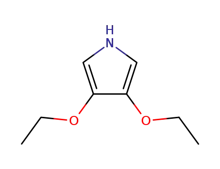 Molecular Structure of 169616-16-4 (1H-Pyrrole,3,4-diethoxy-(9CI))