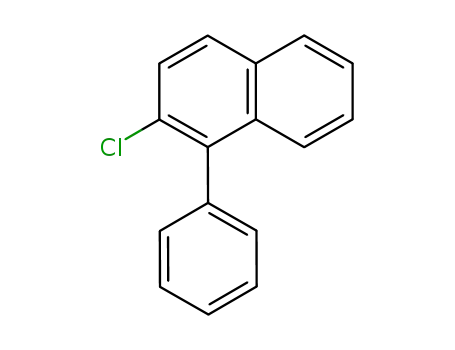 Molecular Structure of 66768-81-8 (2-Chloro-1-phenylnaphthalene)