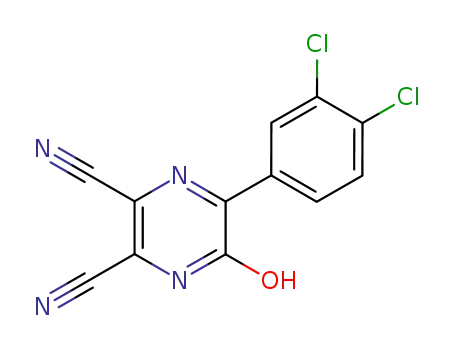 5-(3,4-Dichloro-phenyl)-6-hydroxy-pyrazine-2,3-dicarbonitrile