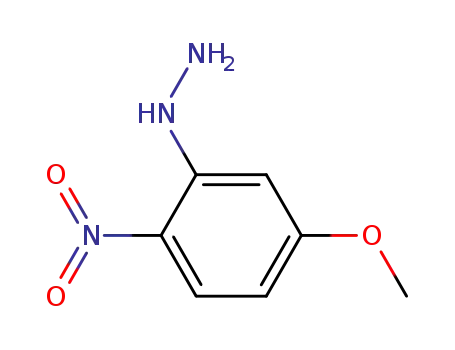Molecular Structure of 75909-74-9 (Hydrazine, (5-methoxy-2-nitrophenyl)-)