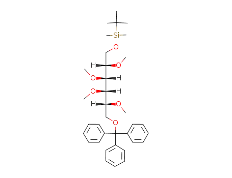 1-O-(tert-butyldimethylsilyl)-2,3,4,5-tetra-O-methyl-6-O-trityl-D-galacitol