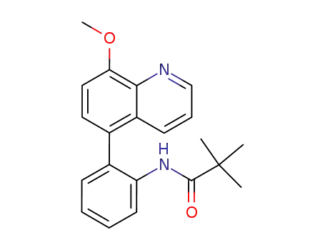 2,2-dimethyl-N-(2-(8-methoxy-5-quinolyl)phenyl)propanamide