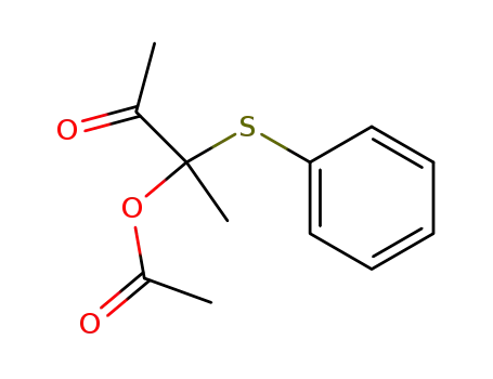 2-Butanone, 3-(acetyloxy)-3-(phenylthio)-