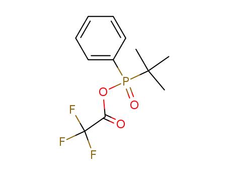 Molecular Structure of 169783-28-2 (t-butyl phenyl phosphinic trifluoroacetate)