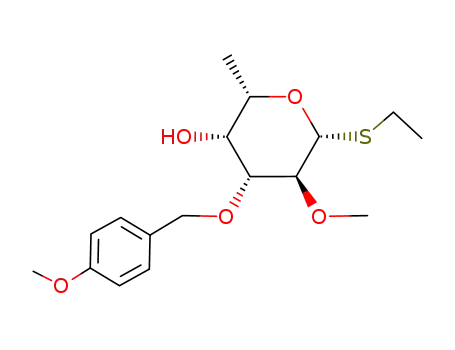 ethyl 3-O-(p-methoxybenzyl)-2-O-methyl-1-thio-β-L-fucopyranoside