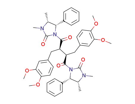 (2R,3R)-1,4-bis((4R,5S)-3,4-dimethyl-2-oxo-5-phenylimidazolidinyl)-2,3-bis[(3,4-dimethoxyphenyl)methyl]butane-1,4-dione
