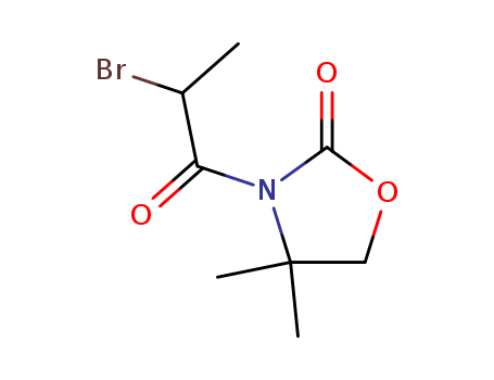 2-Oxazolidinone,3-(2-bromo-1-oxopropyl)-4,4-dimethyl-
