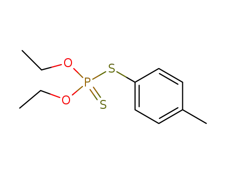 Molecular Structure of 953-32-2 (Phosphorodithioic acid O,O-diethyl S-(p-tolyl) ester)