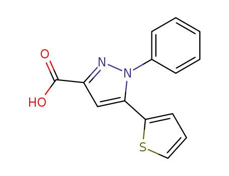 5-(2-THIENYL)-1-PHENYL-1H-PYRAZOLE-3-CARBOXYLIC ACID