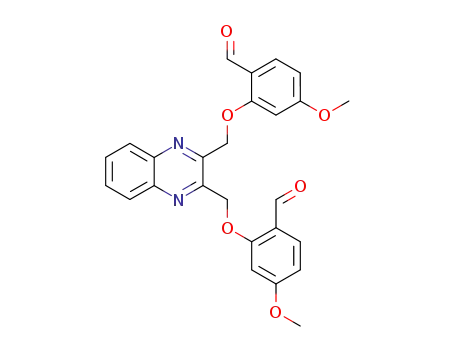 2,3-bis[(5-methoxy-2-formylphenoxy)methyl]quinoxaline