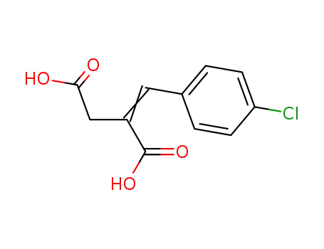 Molecular Structure of 24290-04-8 (Butanedioic acid, [(4-chlorophenyl)methylene]-)