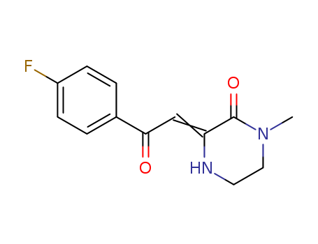 (3Z)-3-[2-(4-FLUOROPHENYL)-2-OXO-ETHYLIDENE]-1-METHYL-PIPERAZIN-2-ONECAS