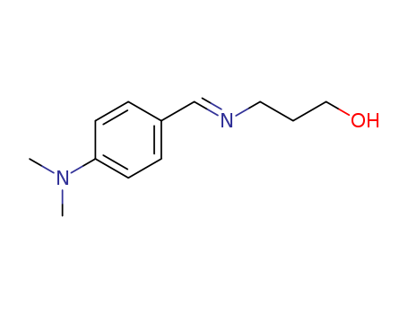 1-Propanol, 3-[[[4-(dimethylamino)phenyl]methylene]amino]-, (E)-