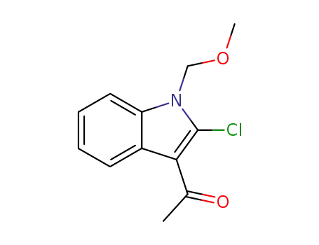 N-Methoxymethyl-3-acetyl-2-chloroindole