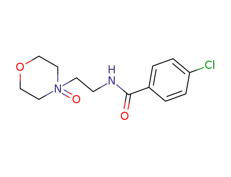 4-chloro-N-[2-(4-oxidomorpholin-4-yl)ethyl]benzamide