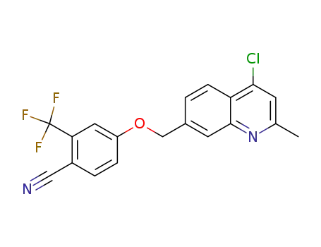 4-(4-chloro-2-methyl-quinolin-7-ylmethoxy)-2-trifluoromethyl-benzonitrile