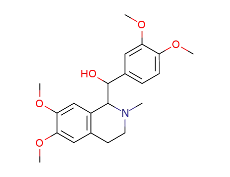 1-Isoquinolinemethanol,
a-(3,4-dimethoxyphenyl)-1,2,3,4-tetrahydro-6,7-dimethoxy-2-methyl-