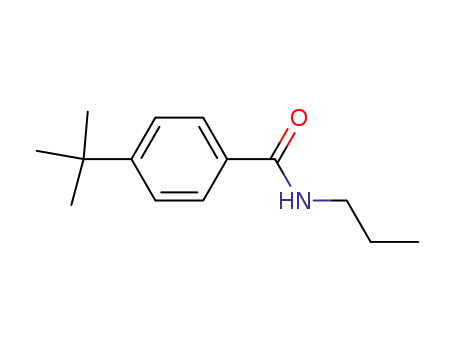 Molecular Structure of 101927-50-8 (Benzamide, 4-(1,1-dimethylethyl)-N-propyl-)