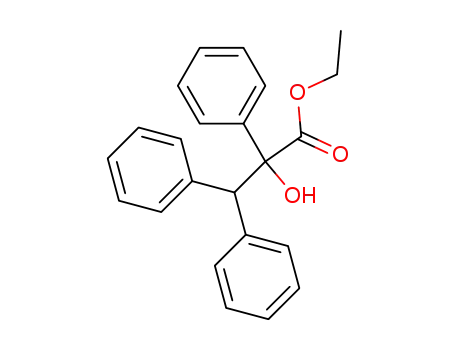 Molecular Structure of 7476-16-6 (ethyl 2-hydroxy-2,3,3-triphenylpropanoate)