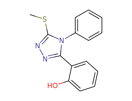 2-(5-(Methylthio)-4-phenyl-4H-1,2,4-triazol-3-yl)phenol