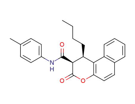(1R,2R)-1-Butyl-3-oxo-2,3-dihydro-1H-benzo[f]chromene-2-carboxylic acid p-tolylamide