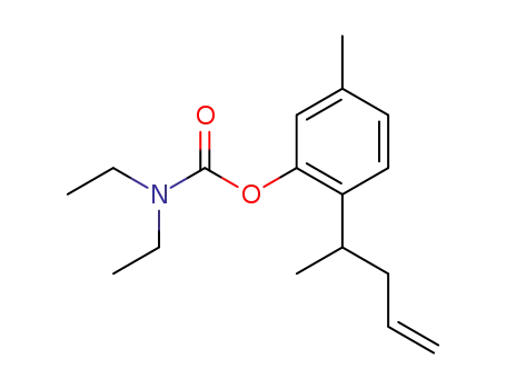diethyl-carbamic acid 5-methyl-2-(1-methyl-but-3-enyl)-phenyl ester