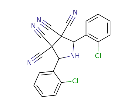 2,5-di(2-chlorophenyl)-3,3,4,4-tetracyanopyrrolidine