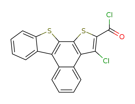 3-chlorobenzo[e][1]benzothiopheno[3,2-g][1]benzothiophene-2-carbonyl chloride
