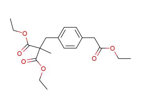 4-(2,2-디카르보에톡시프로필)페닐아세트산 에틸 에스테르