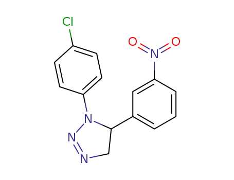 1-(4-クロロフェニル)-4,5-ジヒドロ-5-(3-ニトロフェニル)-1H-1,2,3-トリアゾール
