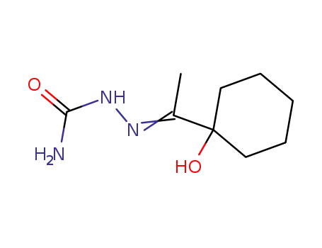 Molecular Structure of 7509-77-5 ((1E)-1-(1-hydroxycyclohexyl)ethanone semicarbazone)
