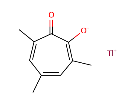 2,4,6-Cycloheptatrien-1-one, 2-hydroxy-3,5,7-trimethyl-, thallium(1+) salt