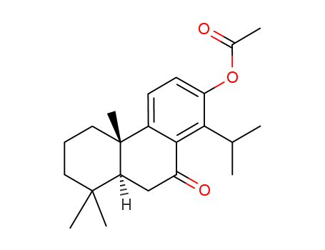 9(1H)-Phenanthrenone, 7-(acetyloxy)-2,3,4,4a,10,10a-hexahydro-1,1,4a-trimethyl-8-(1-methylethyl)-, (4aS,10aS)-