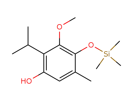 3-methoxy-5-methyl-2-(1-methylethyl)-4-(trimethylsiloxy)phenol