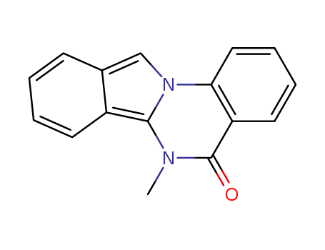 Molecular Structure of 26963-26-8 (6-METHYL-6H-ISOINDOLO[2,1-A]QUINAZOLIN-5-ONE)