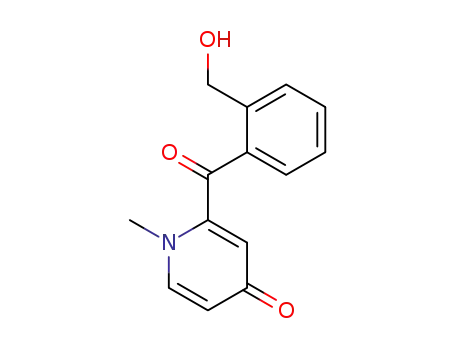 Molecular Structure of 99794-26-0 (2-(2-hydroxymethylbenzoyl)-1-methyl-4-pyridone)