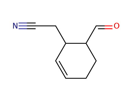 2-CYCLOHEXENE-1-ACETONITRILE,6-FORMYL-,TRANS-