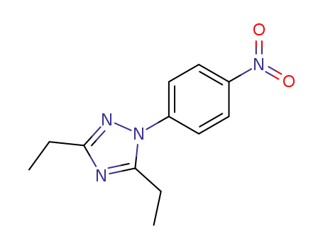 1H-1,2,4-Triazole, 3,5-diethyl-1-(4-nitrophenyl)-