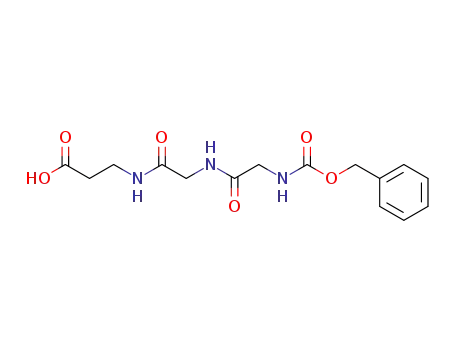Molecular Structure of 97406-05-8 (<i>N</i>-benzyloxycarbonyl-glycyl=>glycyl=>-β-alanine)