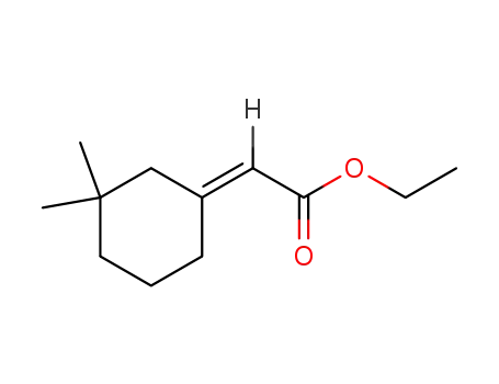 Molecular Structure of 37722-78-4 ((E)-2-(3,3-Dimethylcyclohexylidene)acetic acid ethyl ester)