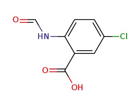 Molecular Structure of 26208-56-0 (5-chloro-2-(formylamino)benzoic acid)