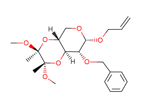 (1R,3S,4S,6R,9S,10R)-9-Allyloxy-10-benzyloxy-3,4-dimethoxy-3,4-dimethyl-2,5,8-trioxabicyclo[4.4.0]decane